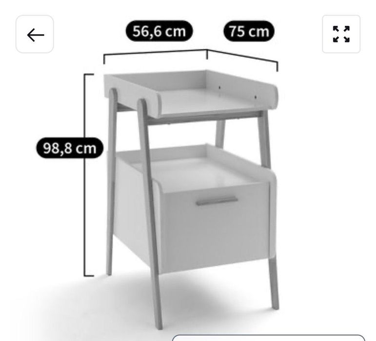 Trocador/Cómoda para Bebé – Muito Bom Estado