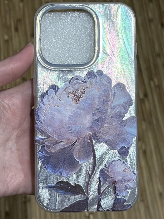 Новый чехол на Iphone 15 Pro Пион
