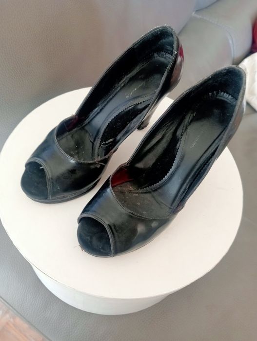 Sapatos couro envernizado Mango 37