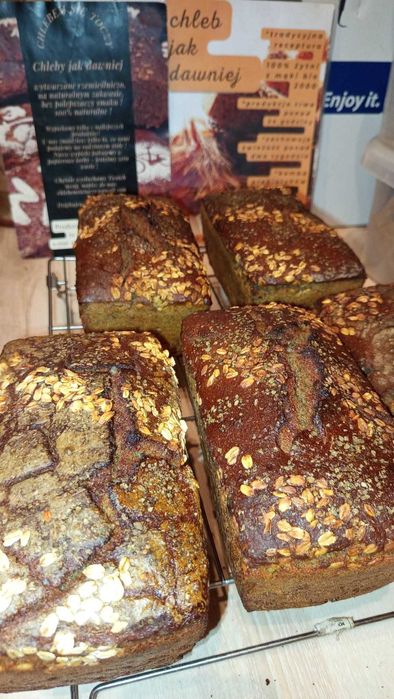1kg Chleb Majerankowy 100% Żytni Pełnoziarnisty na zakwasie