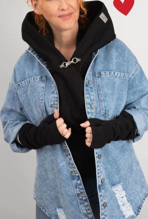 Otulacz + mitenki bawełna dresowa ocieplana