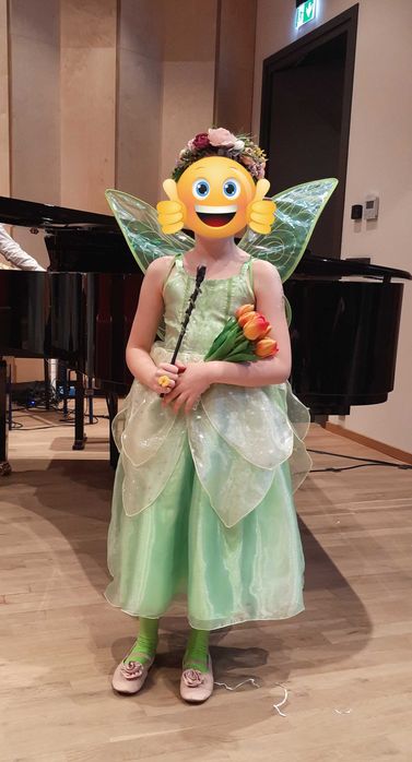 Kostium stroj kwiatowa wróżka elf 123/134