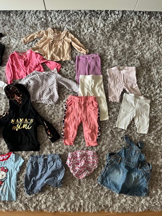 lote de roupa bebé 31 peças (62 + 68) menina