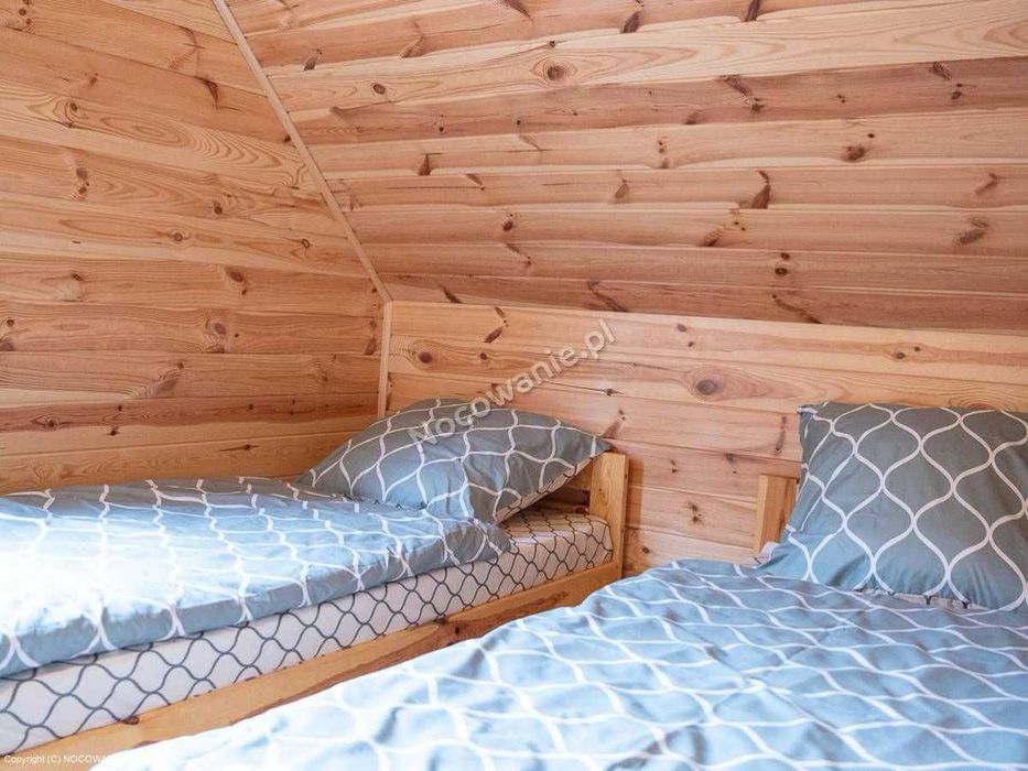 Domek nad jeziorem, Okuninka Jezioro Białe, Domek z Jakuzzi, Strefa relaksu