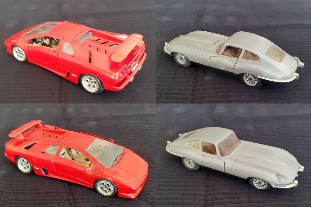 Colecção de miniaturas automóveis diversas (14 exs)