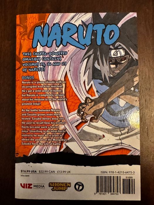 Naruto Manga 3 in 1