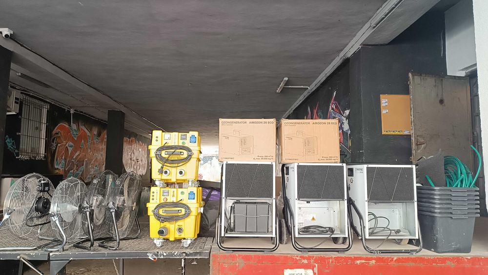 Osuszanie po zalaniu / osuszanie podposadzkowe / wynajem osuszaczy