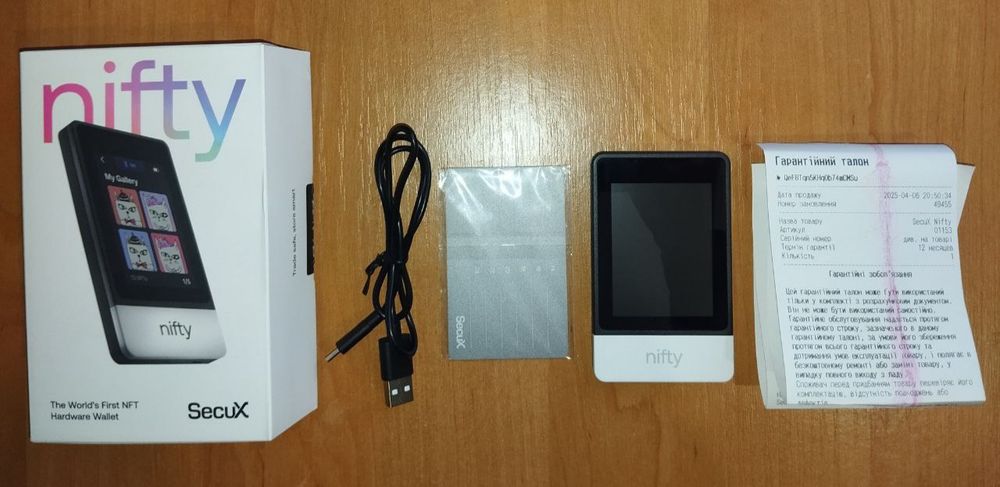 Холодный крипто кошелек SecuX Nifty