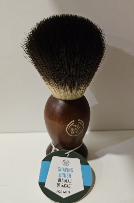 The Body Shop Чоловіча дерев'яна щітка для гоління. Помазок  гоління
