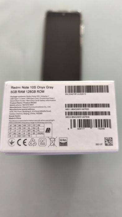 Xiaomi Redmi Note 10S 6Gb/128Gb