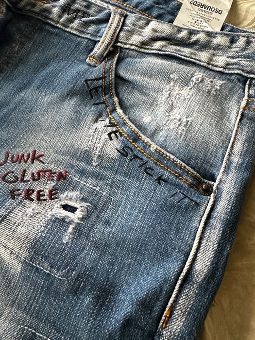 Spodnie Dsquared 52 slim fit