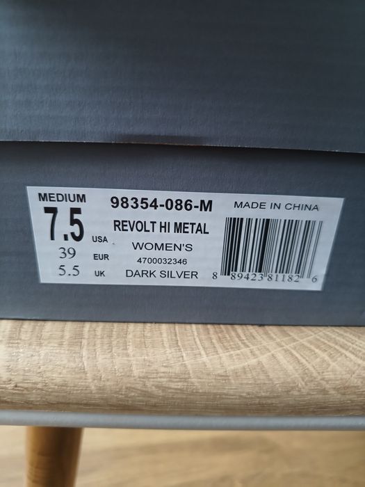 Skórzane Palladium Revolt Hi Metal r 39