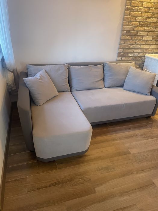 Narożnik z funkcją spania – stan idealny 205x140 Agata Meble