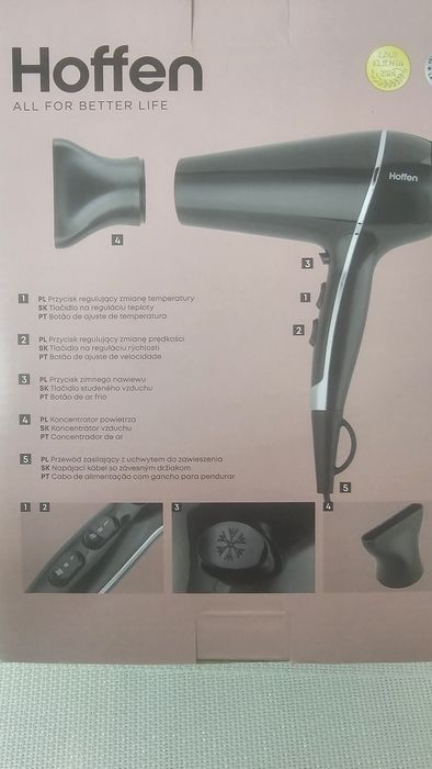 Suszarka do włosów Hoffen