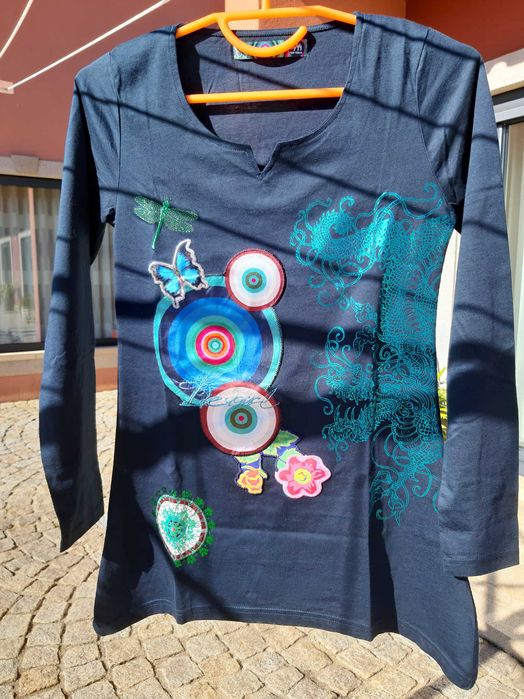 Vestido curto floral Desigual