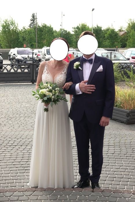 Garnitur ślubny koktajlowy