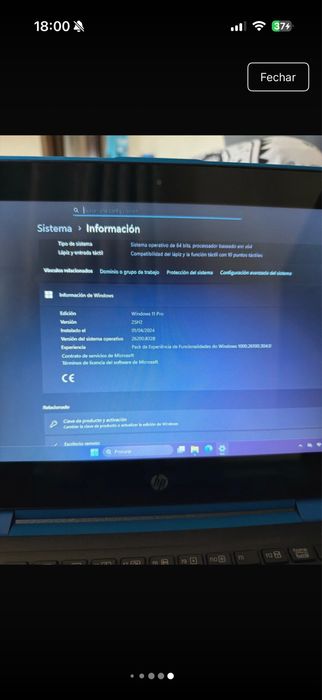 Portatil HP windows 11 pro