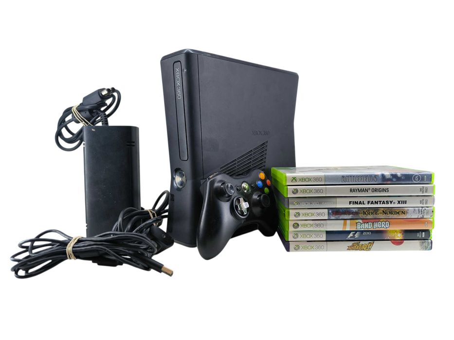 Konsola Xbox 360 Slim + Kolekcja Gier!