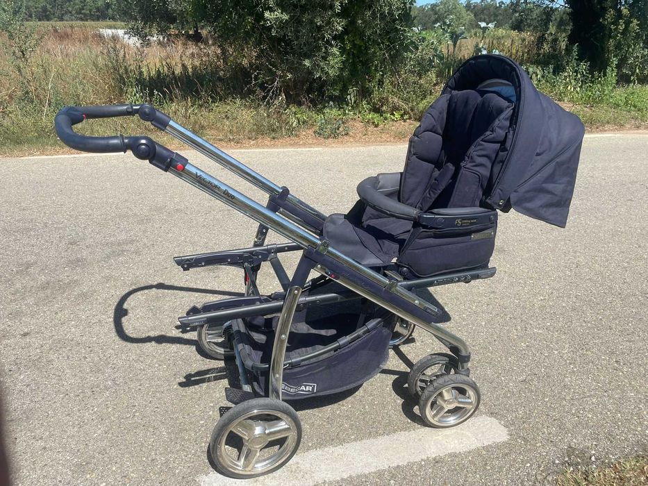 Vendo carrinho de bebé para gémeos.