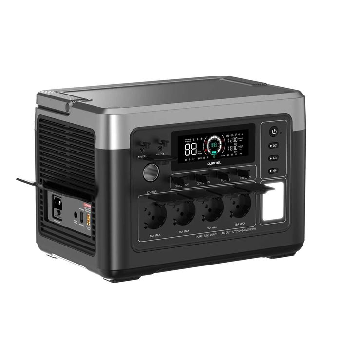 Зарядна станція OUKITEL P1500E Plus 1800W 1536Wh LiFePO4 Європа