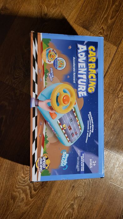 Дитяча машинка автотренажер для дітей, Настільна гра-симулятор водіння