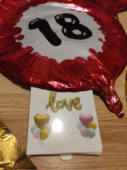 Balony na osiemnastkę +koło