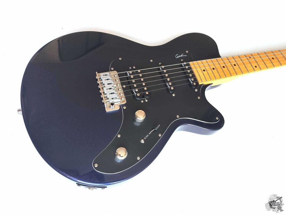 Godin SD model HSS '2007 Tremolo (USA made) Deep Blue Metallic