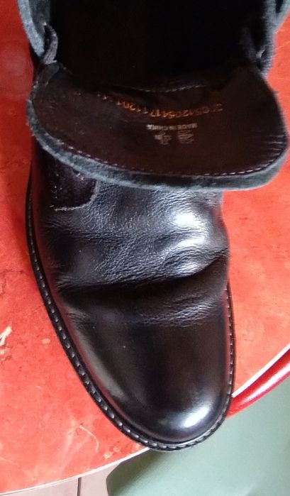 ECCO Shock Pointy skóra po bokach nubuk