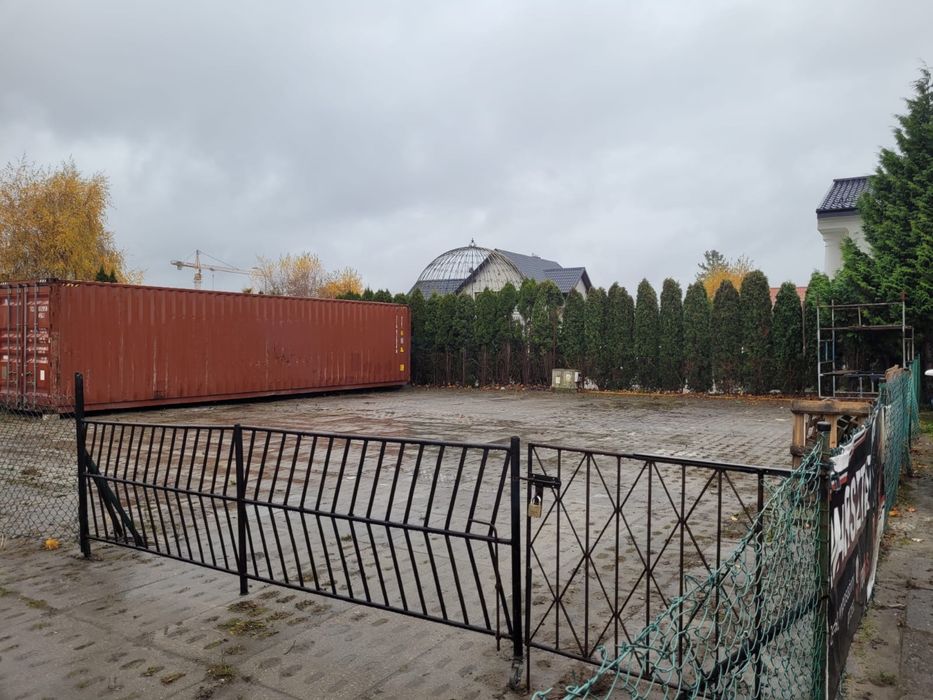 Wynajmę plac 340m2 z kontrnerem