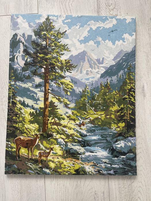 Готовые картины по номерам