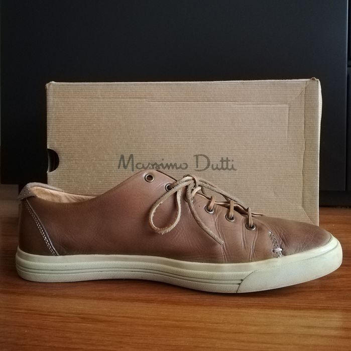 Sapatilhas de pele Massimo Dutti, modelo Bamba Sport Cuero