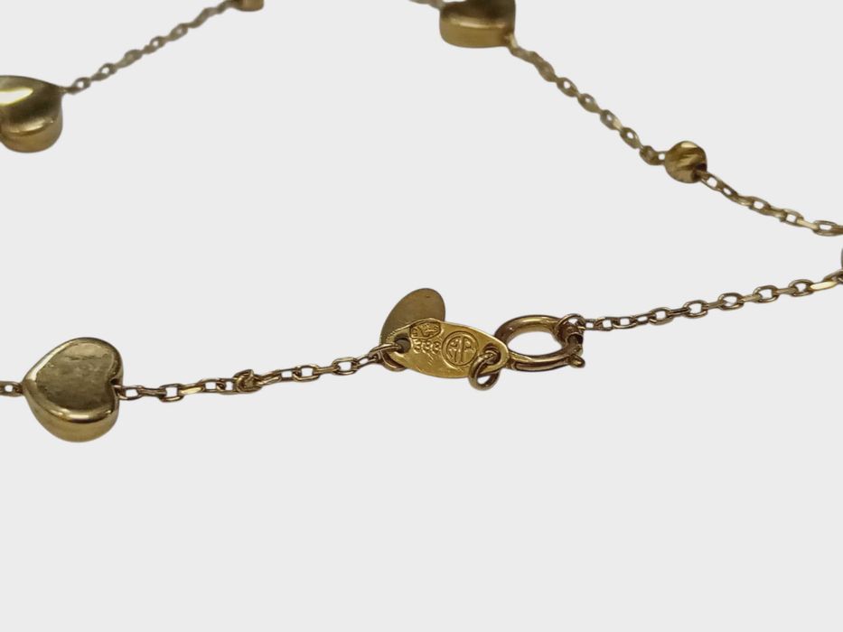 Cudowna złota bransoletka p333 1,14g