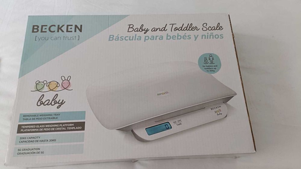 Balança Digital de Bebé (Evolutiva | Até 20kg | Branco)