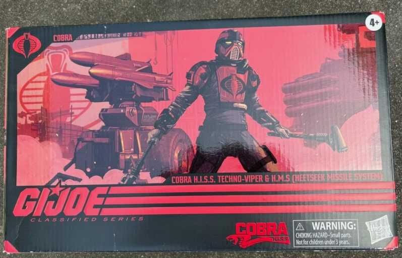 GI Joe GIJOE Classified Cobra Techno-Viper & H.M.S. #111 (NOVO SELADO)