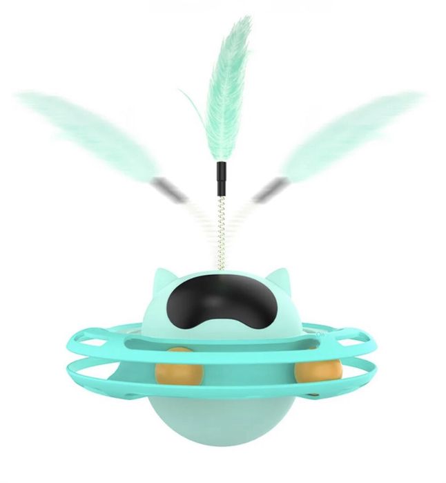 игрушка для животных, кошки , крутящаяся игрушка-неваляшка для кошек