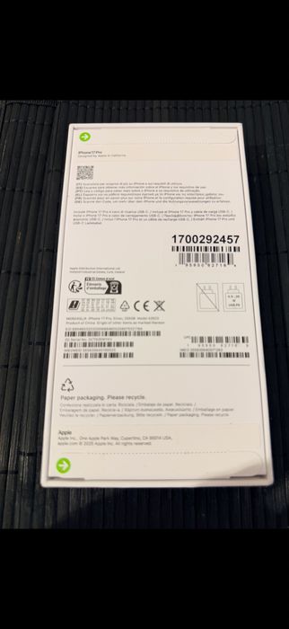 Iphones 17 pro max 256Gb selados !