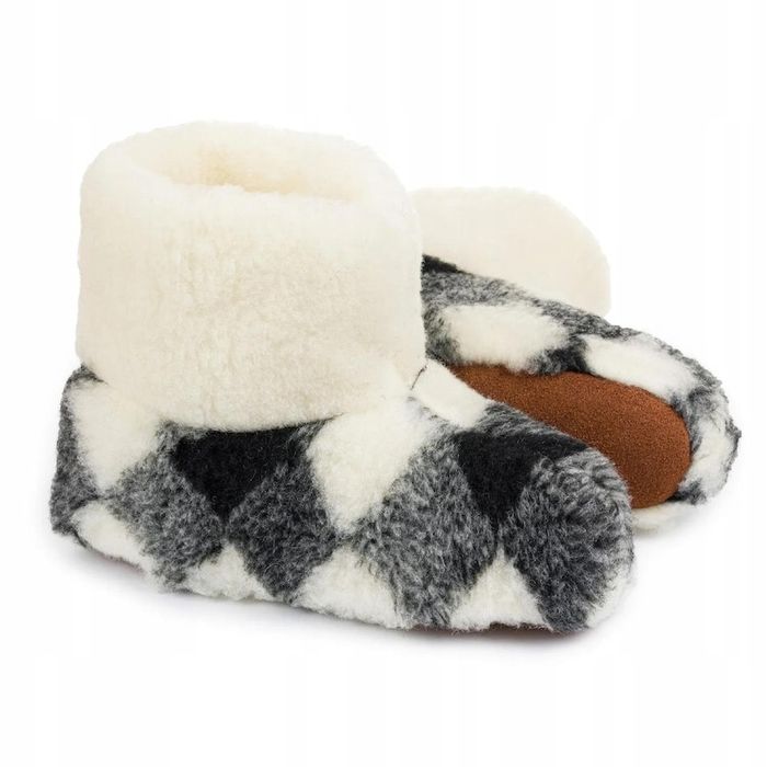 Теплі чуні з натуральної овечої шерсті Домашні бурки, капці