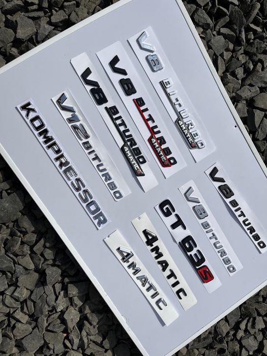 эмблема наклейка на крыло багажник мерседес mercedes v8biturbo 4matic
