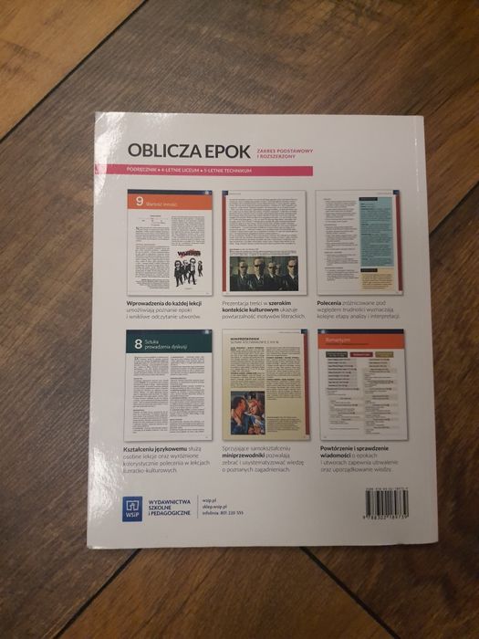 Podręcznik Oblicza epok 2.1 do j. Polskiego WSiP