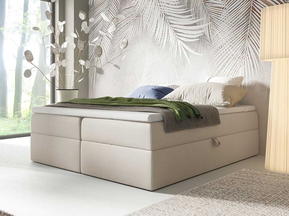 Łóżko KONTYNENTALNE bez wezgłowia 140x200 160x200 180x200 200x200