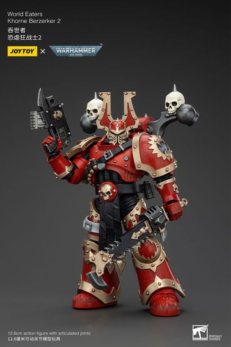 Фігурка warhammer40k JoyToy World Eaters Khorne Berzerker 2  1/18