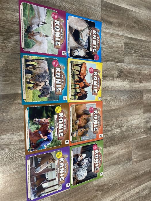 Książki książeczki czasopisma magazyny kolekcja konie z naklejkami