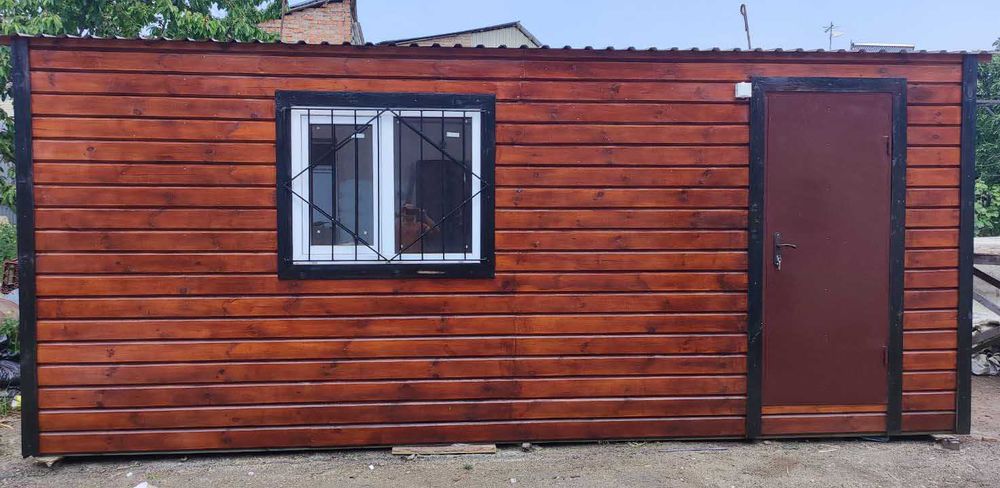 Дачний, садовий дім. Дерев'яний будиночок. 6х3м.