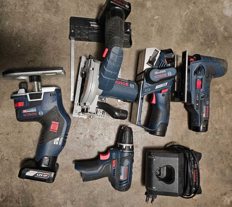 Bosch 12v frezarka,pilarka,wyrzynarka