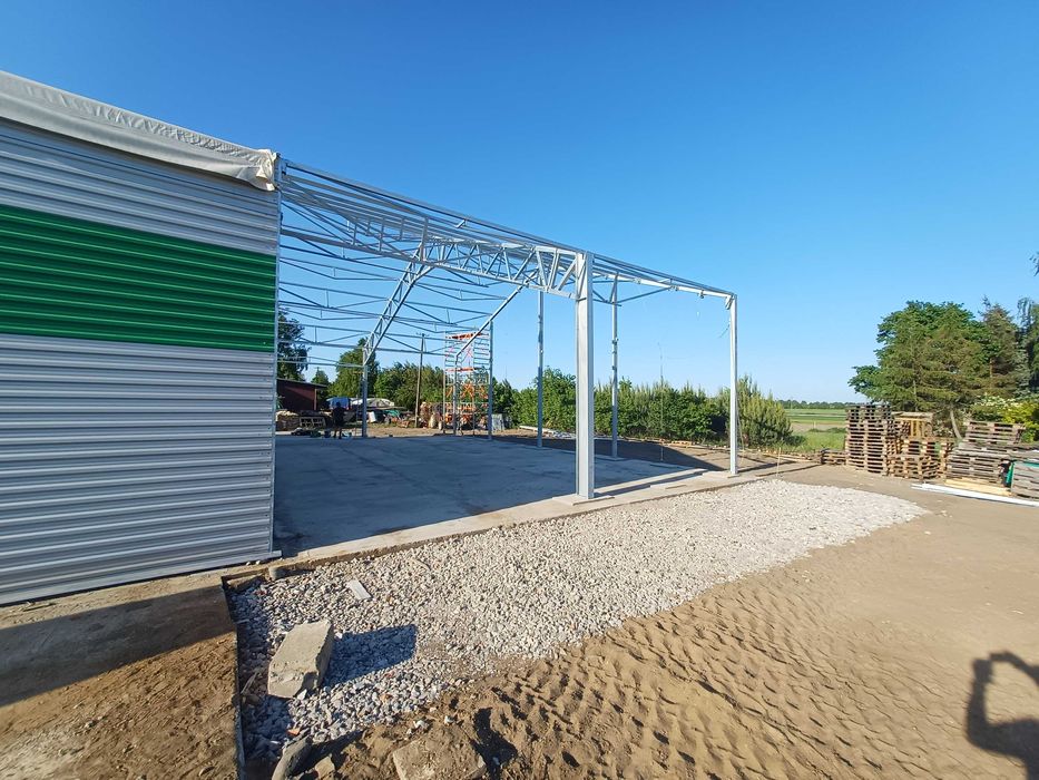 Hala stalowa/magazynowa/produkcyjna 16x35x4 SystemSpaw