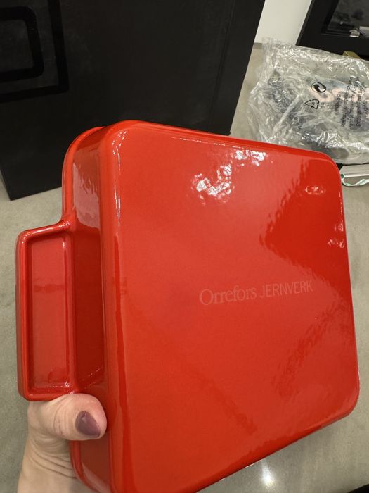 Orrefors Jernverk naczynie żaroodporne pólmisek nowe