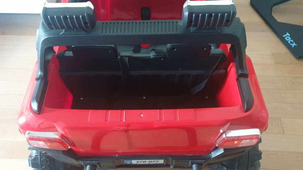Jipe Elétrico InfantilXL 12V - 2 lugares(suporta 50kg)+comando