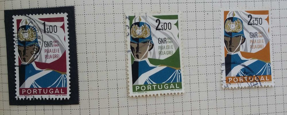 Filatelia selos Portugal ano 1962