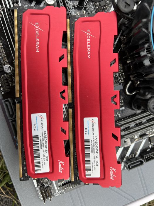 Комплект процессор i3 12100f материнка Asus H610M D D4 озу 16 gb 3466