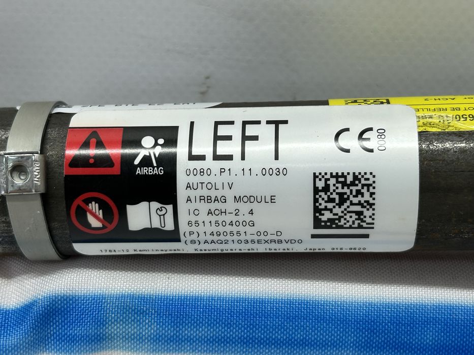 Шторы штора airbag аирбег Tesla Model Y MY 120 Подушки безпеки